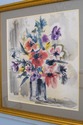 F69243: Abstract Still Life Flowers In Vase Waterc