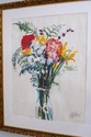 F69258: Abstract Flowers In Vase Watercolor Painti