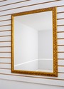 F69259: Ornate Carved Rectangular Gold Frame Mirro