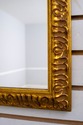 F69259: Ornate Carved Rectangular Gold Frame Mirro