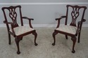 L60698EC: Set of 6 CRAFTIQUE Chippendale Mahogany 