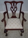 L60698EC: Set of 6 CRAFTIQUE Chippendale Mahogany 