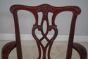 L60698EC: Set of 6 CRAFTIQUE Chippendale Mahogany 