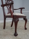 L60698EC: Set of 6 CRAFTIQUE Chippendale Mahogany 