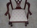 L60698EC: Set of 6 CRAFTIQUE Chippendale Mahogany 