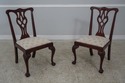 L60698EC: Set of 6 CRAFTIQUE Chippendale Mahogany 