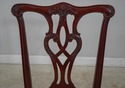 L60698EC: Set of 6 CRAFTIQUE Chippendale Mahogany 