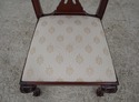 L60698EC: Set of 6 CRAFTIQUE Chippendale Mahogany 