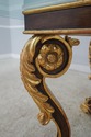 L60803EC: CHARLES POLLOCK Gold Gilt Base Glass Top