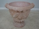 F60786EC: Pair Large Classical Terra Cotta Planter