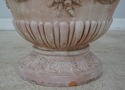 F60786EC: Pair Large Classical Terra Cotta Planter