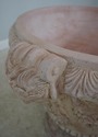 F60786EC: Pair Large Classical Terra Cotta Planter