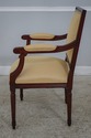 60771EC: Pair French Louis XVI Style Fauteuil Upho