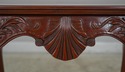 L60780EC: KINDEL Irish Georgian Carved Mahogany Te