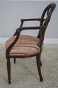 F60804EC: Antique Adam Style Solid Mahogany Armcha
