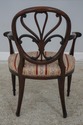 F60804EC: Antique Adam Style Solid Mahogany Armcha