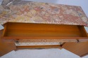 L68955: COLOMBO Italian Marble Top Louis XV Style 