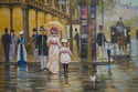 69206: EJ CYGNE Signed Impressionist Oil Painting 