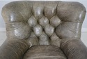 68674: RALPH LAUREN Style Tufted Leather Chair & O