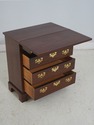 L68935: BAKER 4 Drawer Flip Top Mahogany Bachelor 