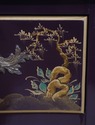 L68973: CENTURY Chinoiserie Decorated Burgundy Lac
