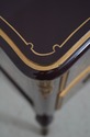 L68973: CENTURY Chinoiserie Decorated Burgundy Lac