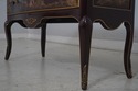L68973: CENTURY Chinoiserie Decorated Burgundy Lac