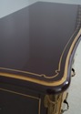 L68973: CENTURY Chinoiserie Decorated Burgundy Lac