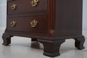 69048: BAKER 3 Drawer Chippendale Mahogany Nighsta