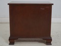 69048: BAKER 3 Drawer Chippendale Mahogany Nighsta