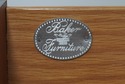 69048: BAKER 3 Drawer Chippendale Mahogany Nighsta