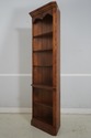 68891: Pair ETHAN ALLEN Maple Corner Shelf Cabinet