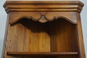 68891: Pair ETHAN ALLEN Maple Corner Shelf Cabinet