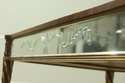 L56126EC: Neoclassical Etched Mirror Glass Coffee 