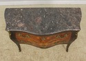 F56235: Antique C.1880s French Marble Top Inlaid C