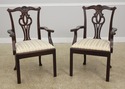 56378EC: Set Of 6 BAKER Chippendale Mahogany Dinin