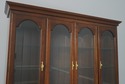 64872EC: STICKLEY Cherry 4 Door Beveled Glass Chin