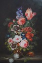 F64784EC: Signed Oil Painting On Canvas Of Floral 