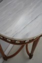 64706EC: French Louis XV Marble Top Console w. Mir