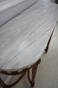 64706EC: French Louis XV Marble Top Console w. Mir