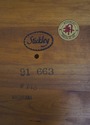 63671EC: STICKLEY Round Cherry Arts & Crafts Lamp 