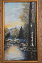 F64919EC: WINTER STREAM Oil Painting Board By J.He