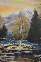 F64919EC: WINTER STREAM Oil Painting Board By J.He