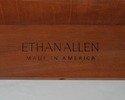L73633: ETHAN ALLEN Mahogany Inlaid Dining Table