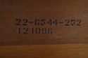 L73633: ETHAN ALLEN Mahogany Inlaid Dining Table