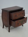 LF73747: Italian Style Burl Wood Bombe Painted Com