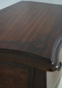 LF73747: Italian Style Burl Wood Bombe Painted Com