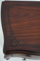 LF73747: Italian Style Burl Wood Bombe Painted Com