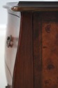 LF73747: Italian Style Burl Wood Bombe Painted Com