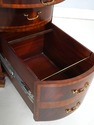 73729: MAITLAND SMITH Leather Top Mahogany Kidney 